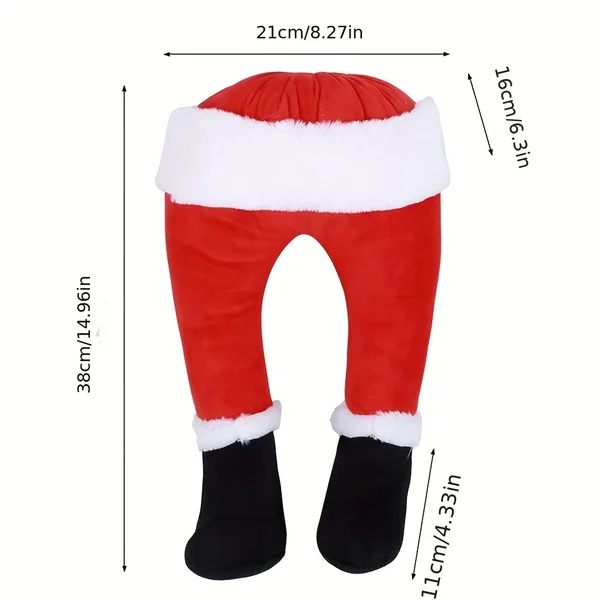 Santa Legs Christmas Decoration-Festivesl