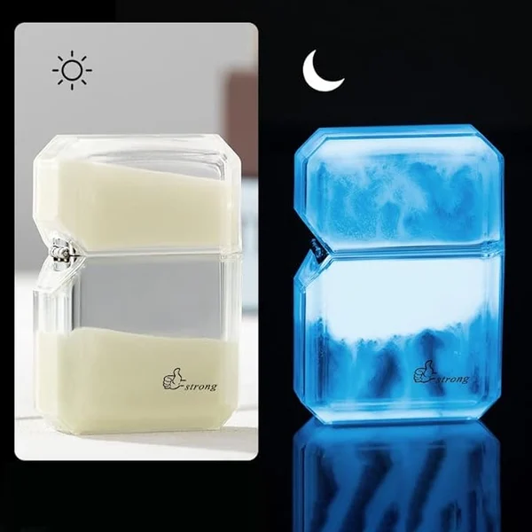 🔥Luminous color quicksand kerosene windproof lighter🔥-Festivesl