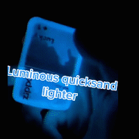 🔥Luminous color quicksand kerosene windproof lighter🔥-Festivesl