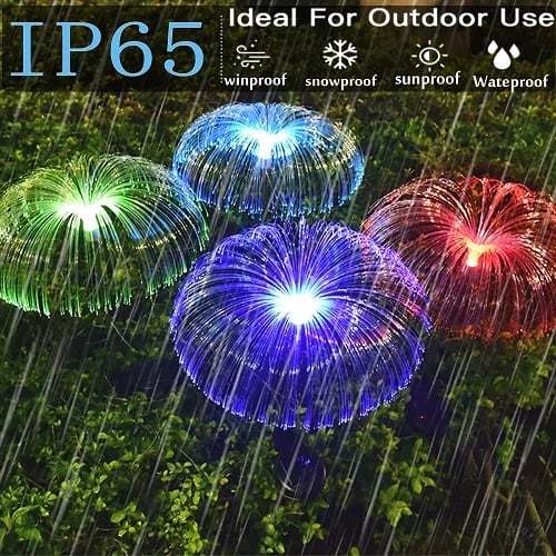 🔥Christmas Promotion 49% OFF- 🎄Solar Garden Changing Jellyfish Lights-Festivesl