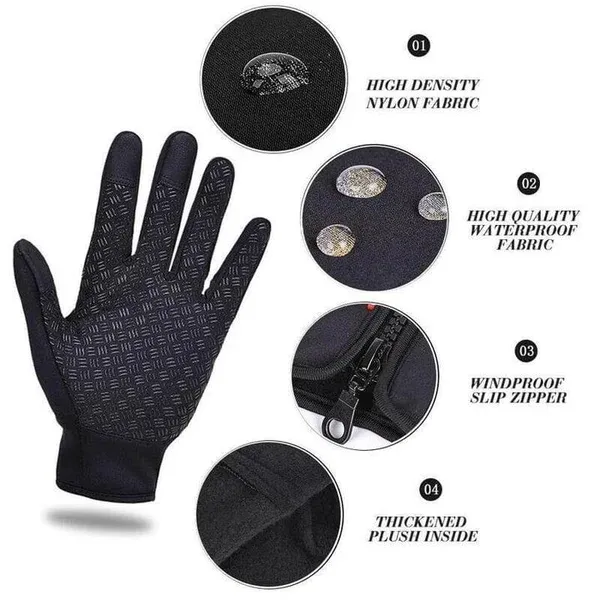 Unisex Touchscreen Thermal Winter Warm Gloves-Festivesl