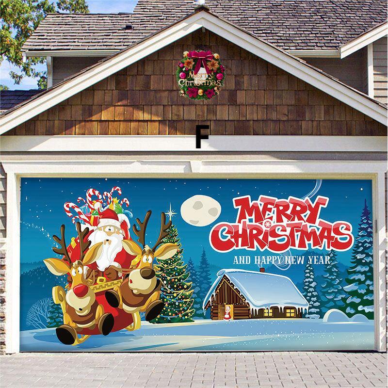 BIG SALE 49% OFF - Christmas 2023 Garage Door Decoration-Festivesl