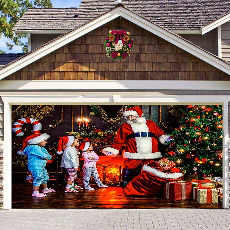 BIG SALE 49% OFF - Christmas 2023 Garage Door Decoration-Festivesl