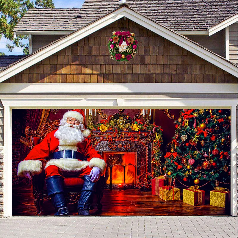 BIG SALE 49% OFF - Christmas 2023 Garage Door Decoration-Festivesl