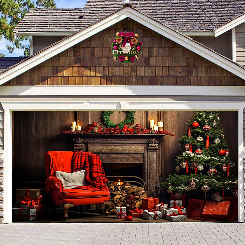 BIG SALE 49% OFF - Christmas 2023 Garage Door Decoration-Festivesl