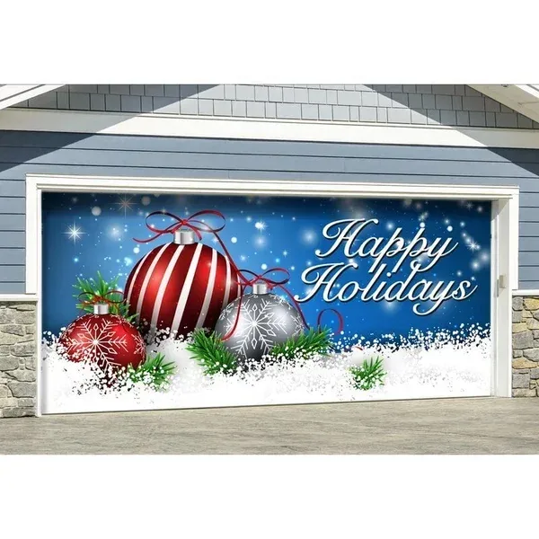 BIG SALE 49% OFF - Christmas 2023 Garage Door Decoration-Festivesl