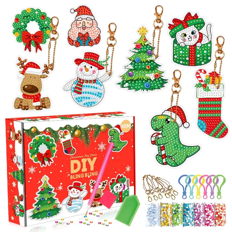 🎁NEW PRODUCT🎁Christmas DIY Diamond Painting Pendant-Festivesl