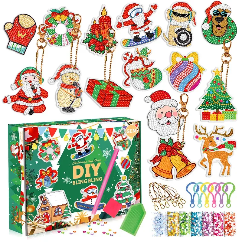 🎁NEW PRODUCT🎁Christmas DIY Diamond Painting Pendant-Festivesl