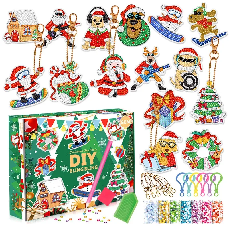 🎁NEW PRODUCT🎁Christmas DIY Diamond Painting Pendant-Festivesl