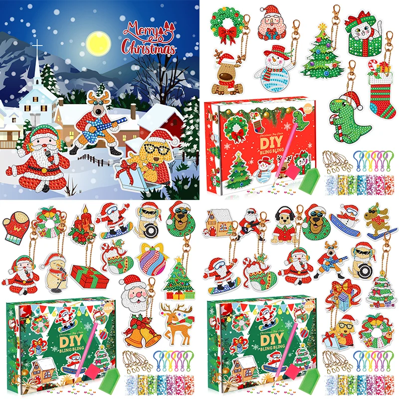 🎁NEW PRODUCT🎁Christmas DIY Diamond Painting Pendant-Festivesl