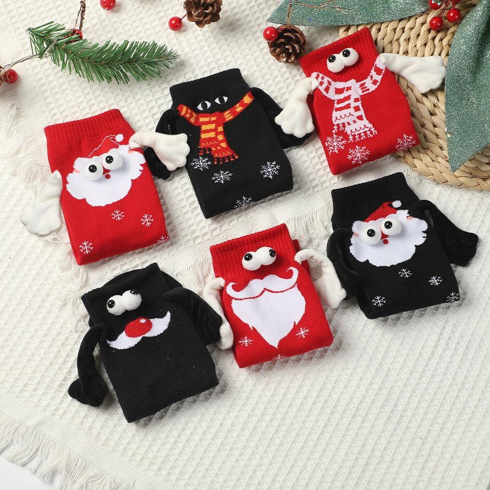🎄Christmas sale - Buy 1 Get 1 Free(Add 2 pcs to the cart) - MAGNETIC SOCKS WINTER EDITION-Festivesl
