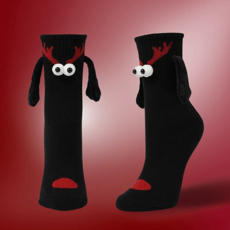 🎄Christmas sale - Buy 1 Get 1 Free(Add 2 pcs to the cart) - MAGNETIC SOCKS WINTER EDITION-Festivesl