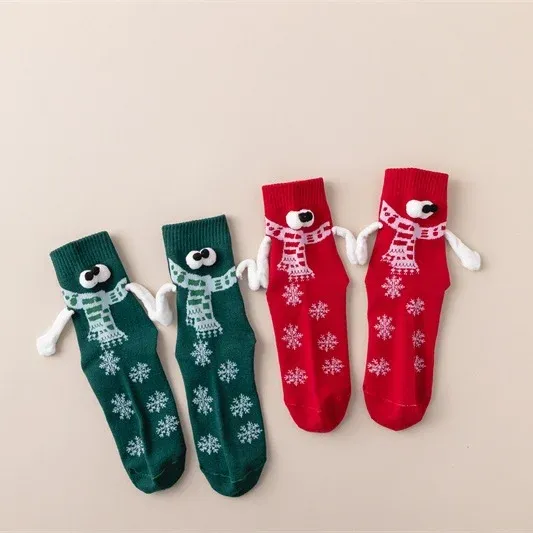 🎄Christmas sale - Buy 1 Get 1 Free(Add 2 pcs to the cart) - MAGNETIC SOCKS WINTER EDITION-Festivesl