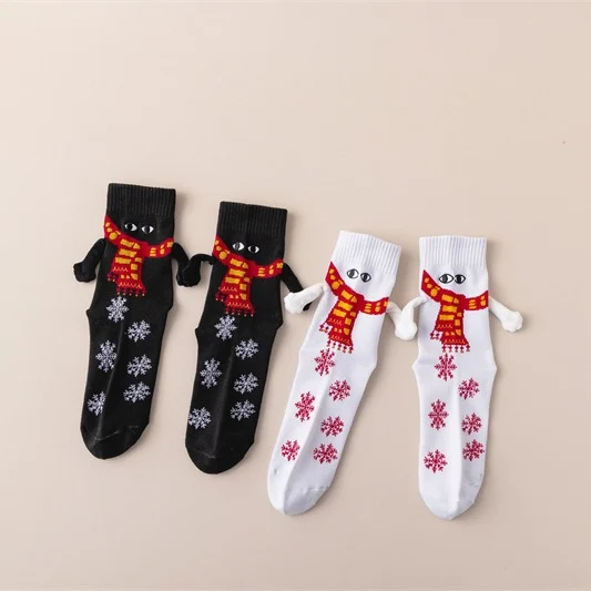 🎄Christmas sale - Buy 1 Get 1 Free(Add 2 pcs to the cart) - MAGNETIC SOCKS WINTER EDITION-Festivesl