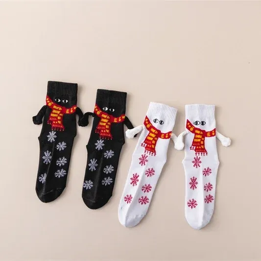 🎄Christmas sale - Buy 1 Get 1 Free(Add 2 pcs to the cart) - MAGNETIC SOCKS WINTER EDITION-Festivesl