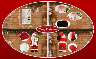 🎁2023-Christmas Hot Sale🎁🔥49% OFF🔥Jiggle Butt Santa Toys✨-Festivesl