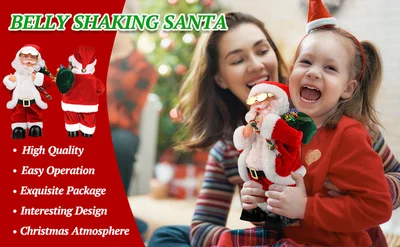 🎁2023-Christmas Hot Sale🎁🔥49% OFF🔥Jiggle Butt Santa Toys✨-Festivesl