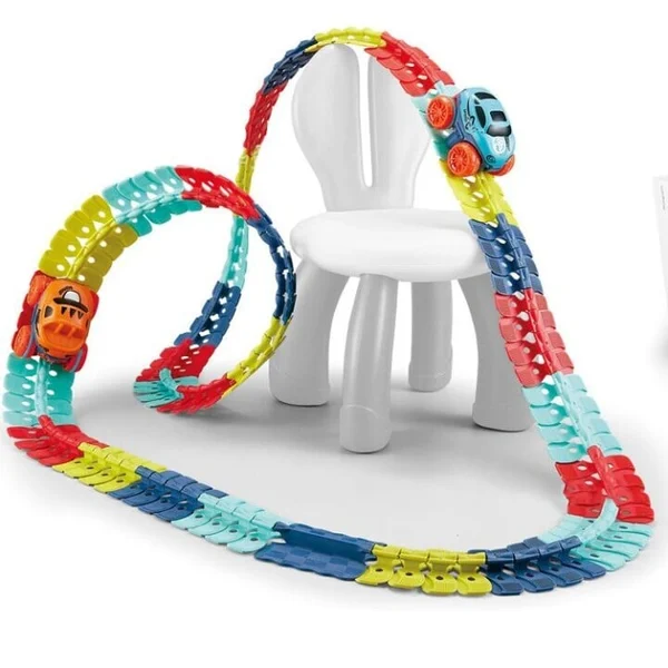 49% OFF - Changeable Track with LED Light-Up Race Car🏎🏁-Festivesl