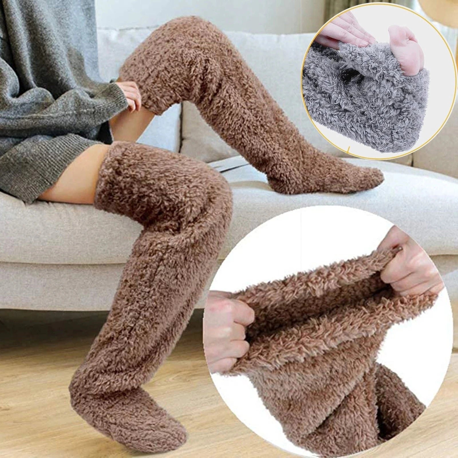 🌲 Early Christmas Sale-49% 🎁 PlushWarmth Long Socks-Festivesl