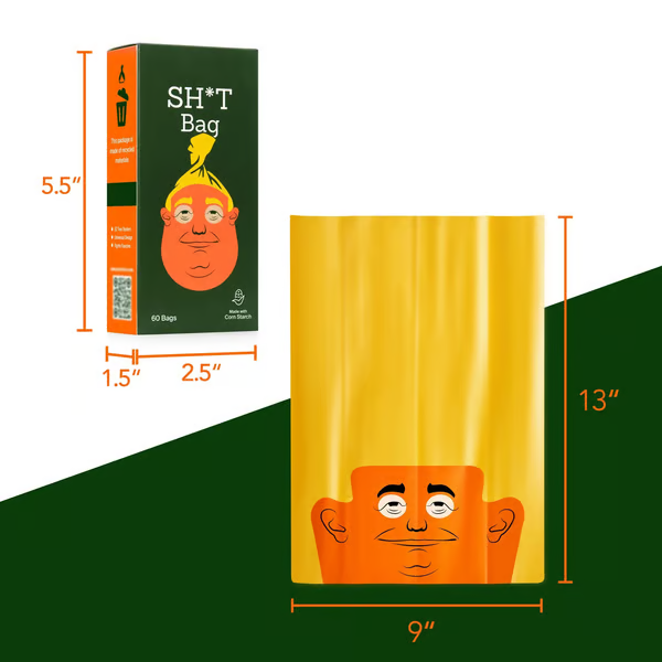🐶💩SH*T Bag(60 Count) — “The Most Funny Poop Bag Ever!”