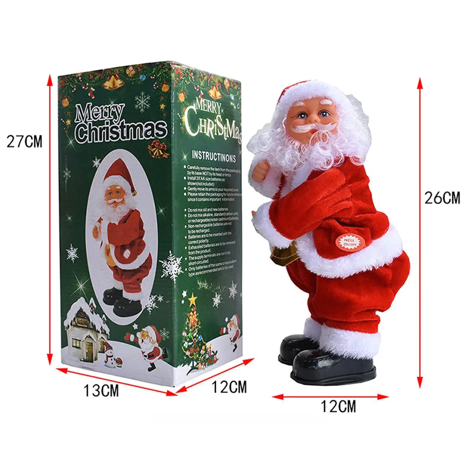🎁2023-Christmas Hot Sale🎁🔥49% OFF🔥Jiggle Butt Santa Toys✨-Festivesl