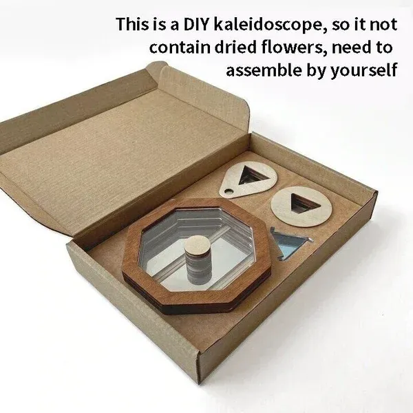 🎁Wooden Handmade Kaleidoscope Kit (Buy 3 Get 1 Free)-Festivesl