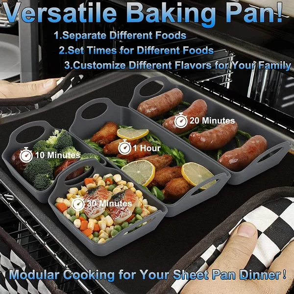 🔥Silicone Baking Sheet Pan Dividers-Festivesl
