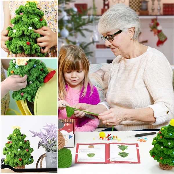 🎄DIY Hand Knitted Wool Christmas Tree(✨Free Shipping)-Festivesl