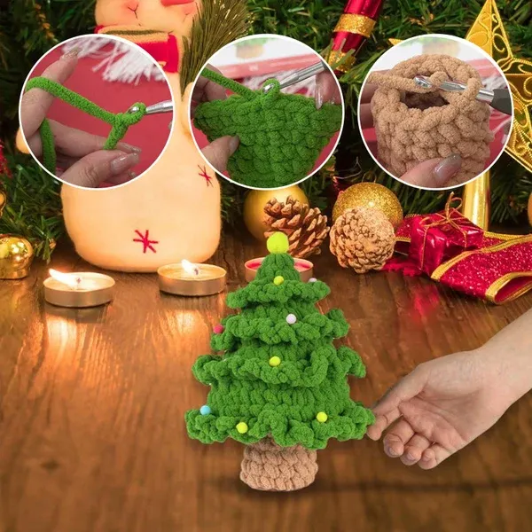 🎄DIY Hand Knitted Wool Christmas Tree(✨Free Shipping)-Festivesl