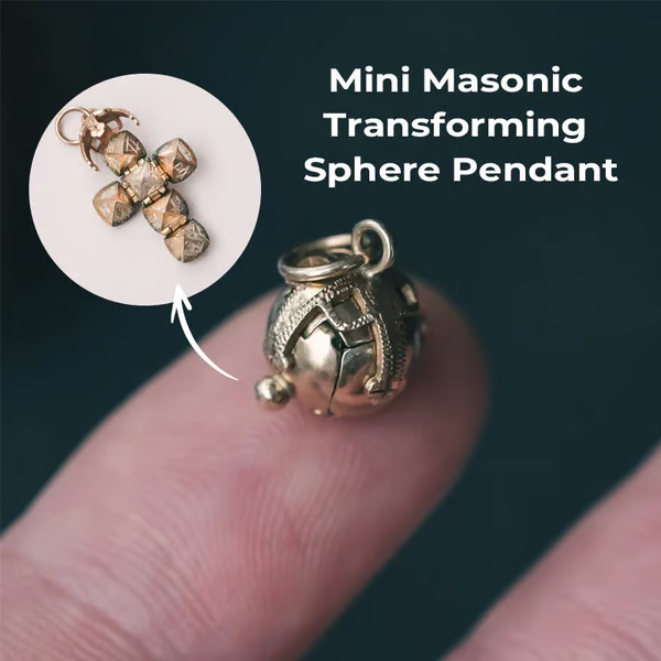🔥Last Day 50% OFF - Mini Masonic Transforming Sphere Pendant