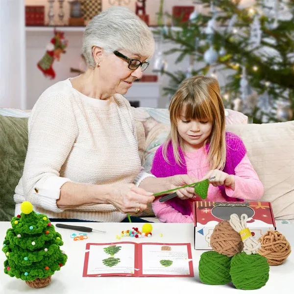 🎄DIY Hand Knitted Wool Christmas Tree(✨Free Shipping)-Festivesl