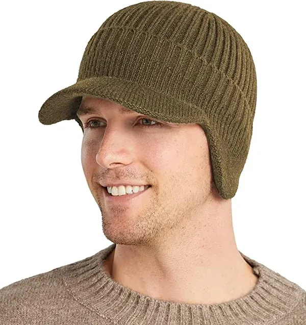🔥HOT SALE🔥 Elastic Warm Ear Protection Knitted Hat☃️-Festivesl