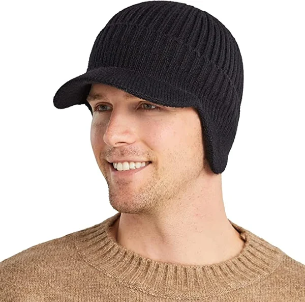 🔥HOT SALE🔥 Elastic Warm Ear Protection Knitted Hat☃️-Festivesl