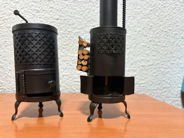 Mini Decorative Stove – Handmade, Rustic Charm