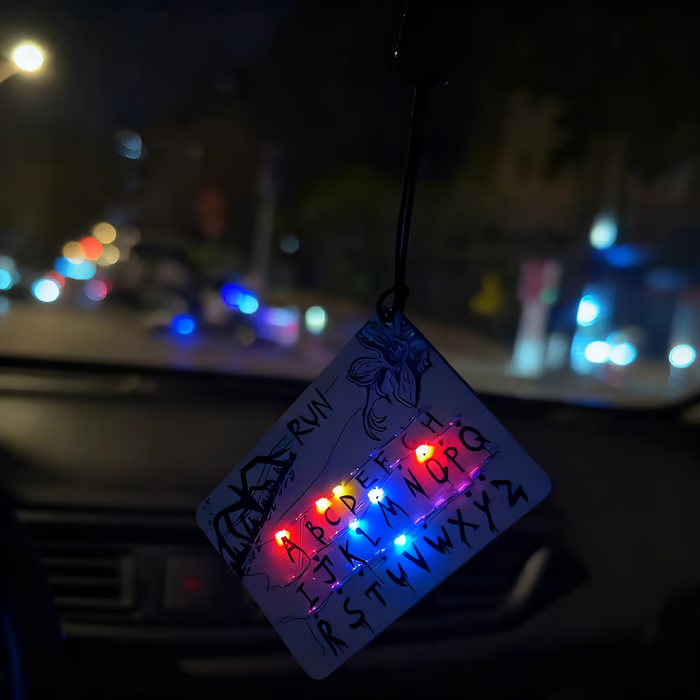 🔥Last Day 49% OFF - 🌟"Upside Down" LED Car Ornament