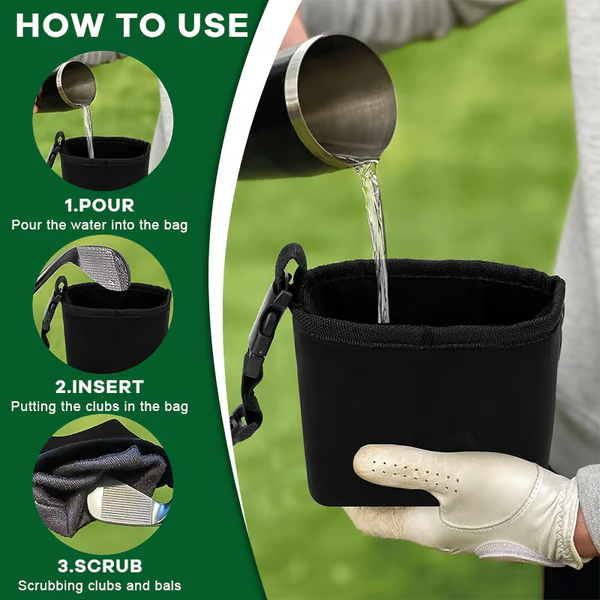 🔥LAST DAY 50% OFF⛳🎁Golf Portable Cleaning Bags🏌️‍