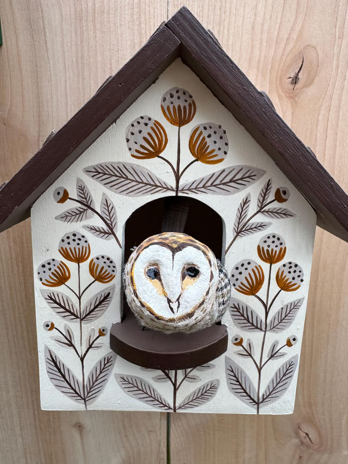 🔥LAST DAY 53% OFF🔥🦉Whimsical Kinetic Art Birdhouse Wall Decor