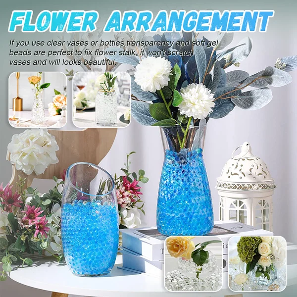 2250 Pieces 17-20mm Crystal Soil Water Bead Gel-Festivesl