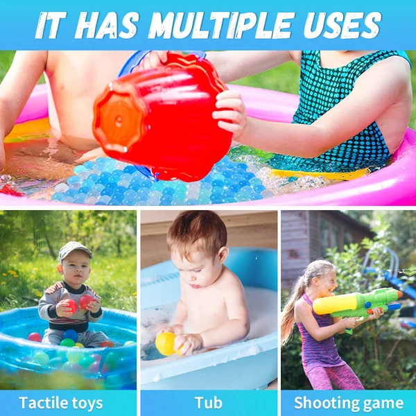 2250 Pieces 17-20mm Crystal Soil Water Bead Gel-Festivesl