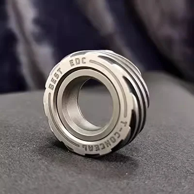 Dual Function Stainless Steel Motorcycle Tire Fidget Ring-Festivesl