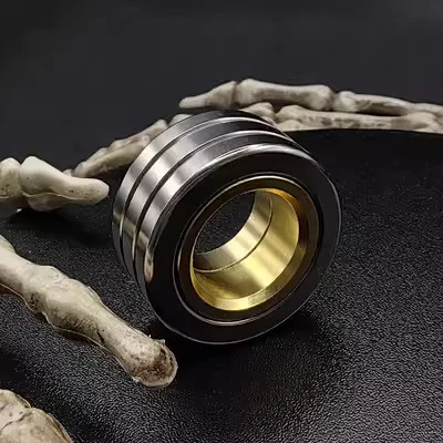 Dual Function Stainless Steel Motorcycle Tire Fidget Ring-Festivesl