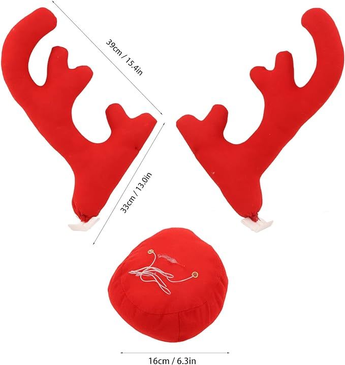🎄Early Christmas Hot Sale 49% OFF🎁Premium Reindeer Car Kit Antlers-Festivesl