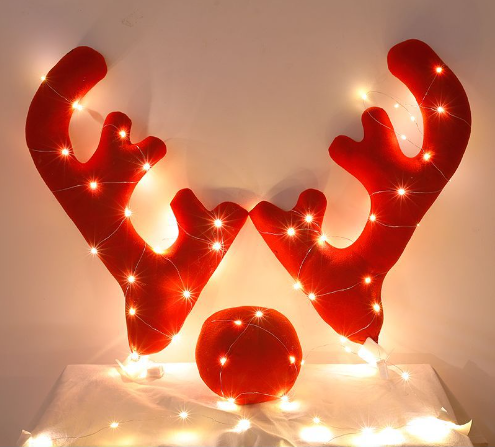 🎄Early Christmas Hot Sale 49% OFF🎁Premium Reindeer Car Kit Antlers-Festivesl