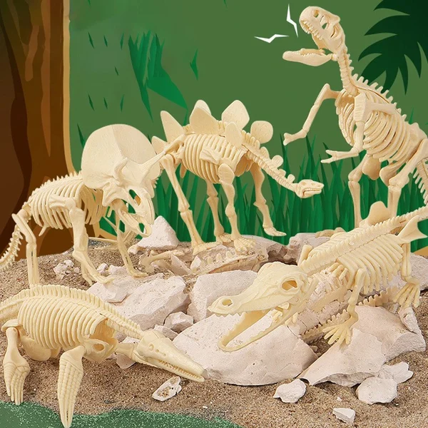 Great Educational Toy for Kids🎁New Arrival Dinosaur Fossil Digging Kit - Get Three Tools For Free🔥-Festivesl