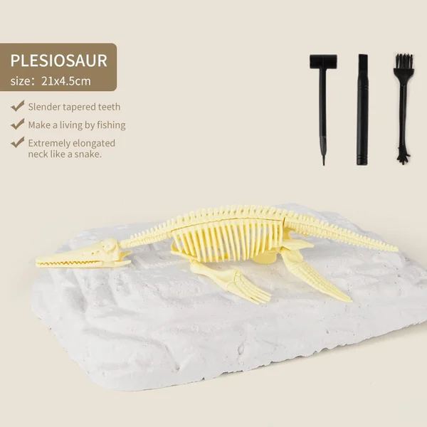 Great Educational Toy for Kids🎁New Arrival Dinosaur Fossil Digging Kit - Get Three Tools For Free🔥-Festivesl