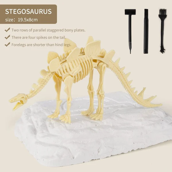 Great Educational Toy for Kids🎁New Arrival Dinosaur Fossil Digging Kit - Get Three Tools For Free🔥-Festivesl