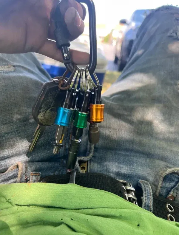 Black Friday Sale🔥1/4" Hexagonal screwdriver head bracket hiking buckle-Festivesl