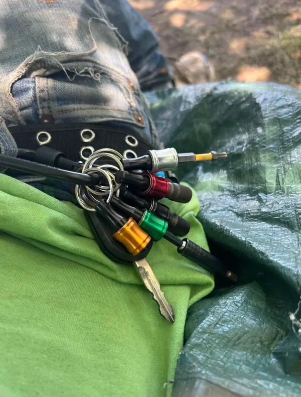 Black Friday Sale🔥1/4" Hexagonal screwdriver head bracket hiking buckle-Festivesl