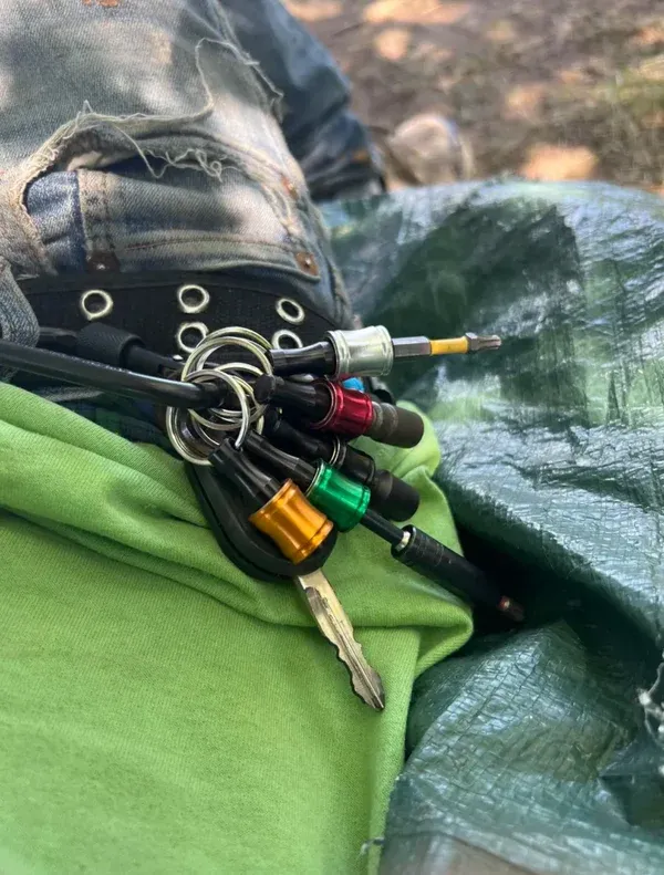 Black Friday Sale🔥1/4" Hexagonal screwdriver head bracket hiking buckle-Festivesl