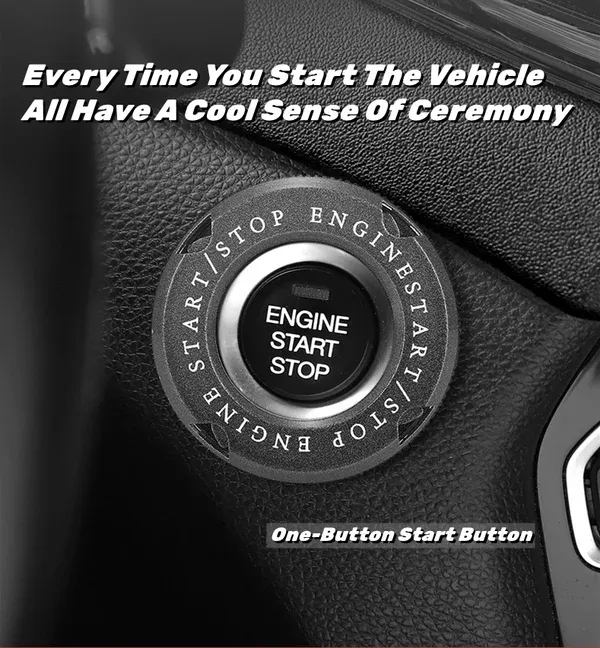 ⚡⚡Car Start Button Zinc Alloy Cover-Festivesl